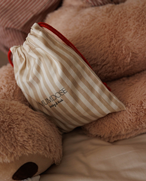 Bolsa 100% algodón con cordón de color