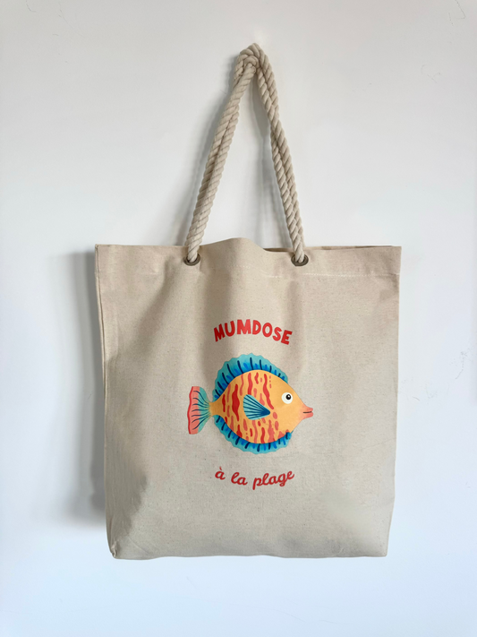 Tote Bag Mumdose à la plage